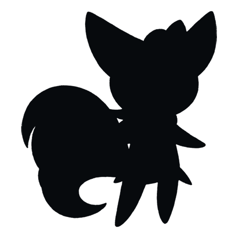 Silhueta de Meowstic