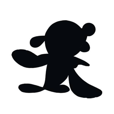 Silhueta de Popplio