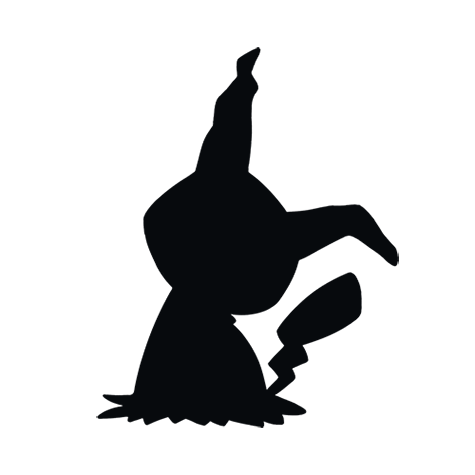 Silhueta de Mimikyu
