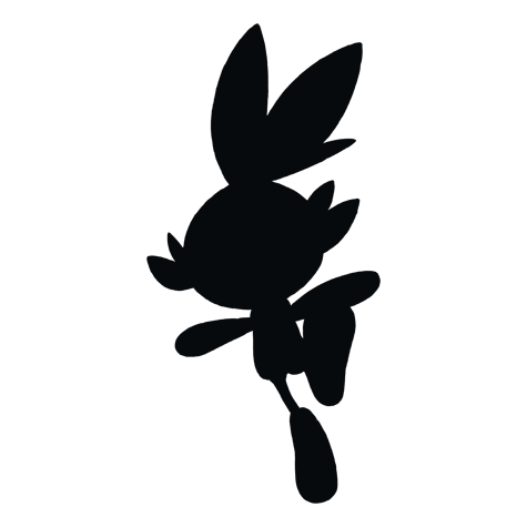 Silhueta de Scorbunny