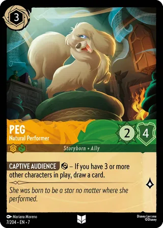 Carta Peg - Natural Performer