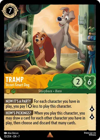 Carta Tramp - Street-Smart Dog