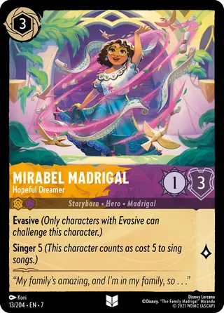 Carta Mirabel Madrigal - Hopeful Dreamer