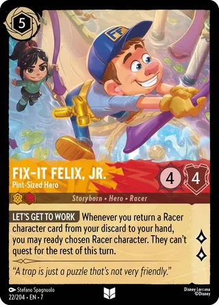 Carta Fix-It Felix, Jr. - Pint-Sized Hero