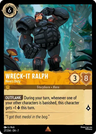 Carta Wreck-It Ralph - Hero's Duty