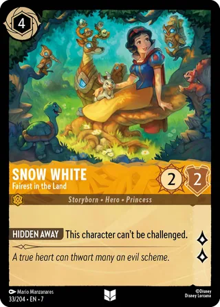 Carta Snow White - Fairest in the Land