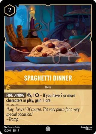 Carta Spaghetti Dinner