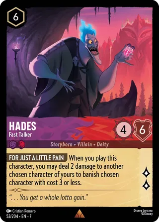 Carta Hades - Fast Talker
