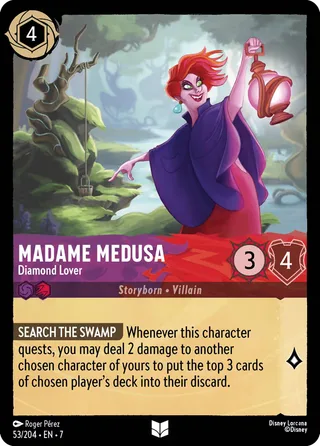 Carta Madame Medusa - Diamond Lover