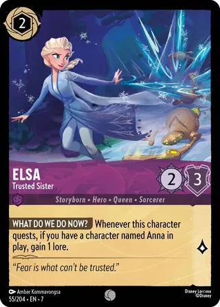 Carta Elsa - Trusted Sister