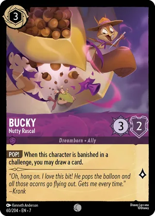 Carta Bucky - Nutty Rascal
