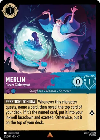 Carta Merlin - Clever Clairvoyant