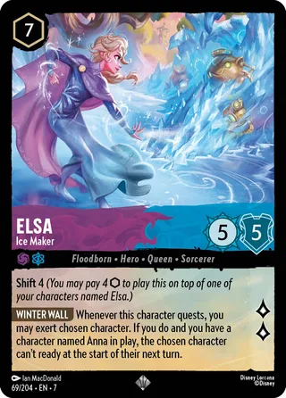Carta Elsa - Ice Maker