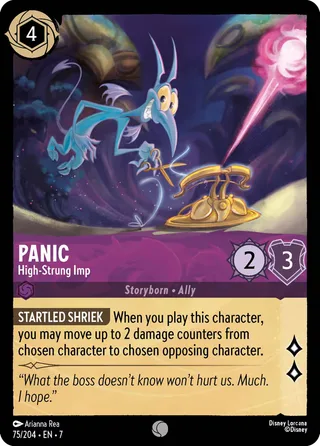 Carta Panic - High-Strung Imp