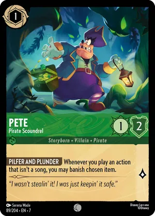 Carta Pete - Pirate Scoundrel