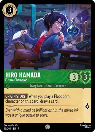 Carta Hiro Hamada - Future Champion
