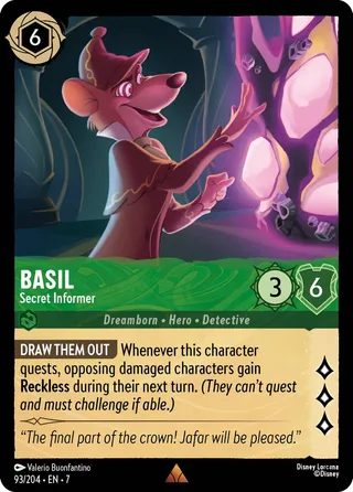 Carta Basil - Secret Informer