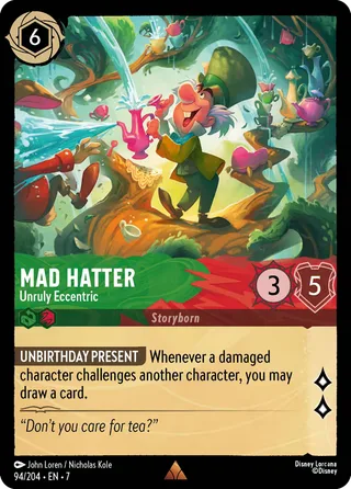 Carta Mad Hatter - Unruly Eccentric
