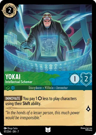 Carta Yokai - Intellectual Schemer