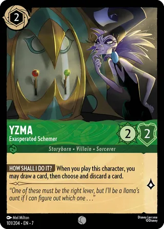 Carta Yzma - Exasperated Schemer