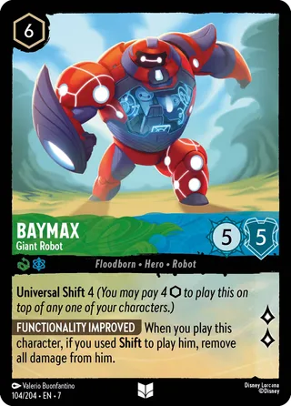 Carta Baymax - Giant Robot