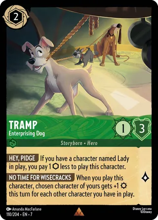 Carta Tramp - Enterprising Dog