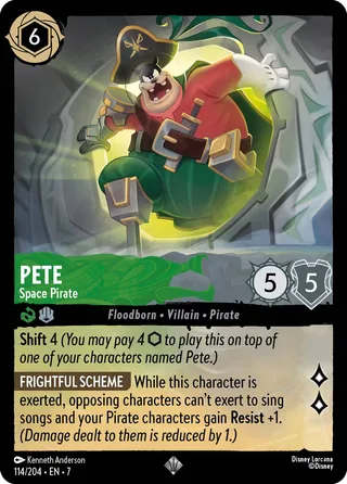 Carta Pete - Space Pirate
