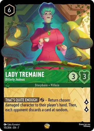 Carta Lady Tremaine - Bitterly Jealous