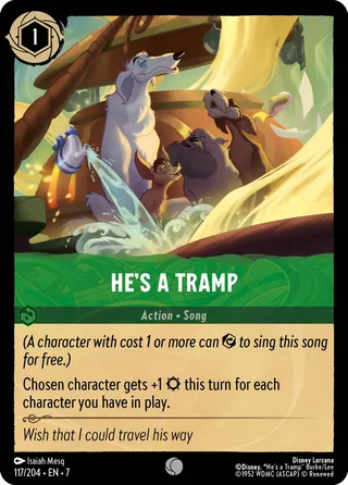 Carta He's A Tramp