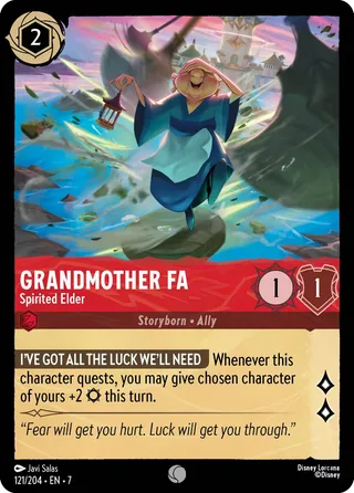 Carta Grandmother Fa - Spirited Elder
