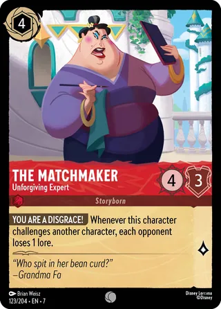 Carta The Matchmaker - Unforgiving Expert