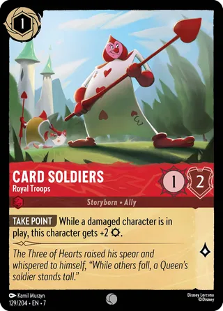 Carta Card Soldiers - Royal Troops