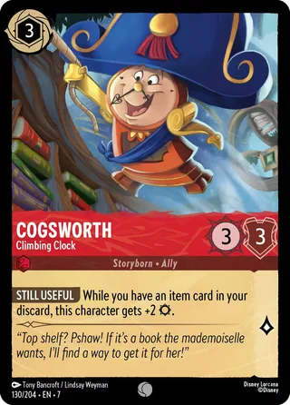 Carta Cogsworth - Climbing Clock