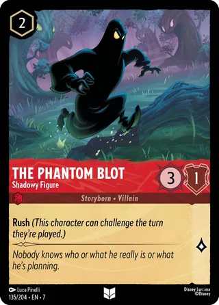 Carta The Phantom Blot - Shadowy Figure