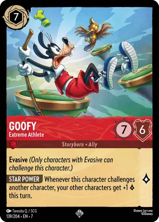 Carta Goofy - Extreme Athlete
