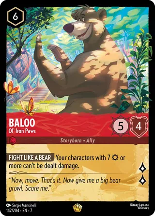 Carta Baloo - Ol' Iron Paws
