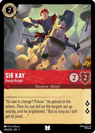Carta Sir Kay - Unruly Knight