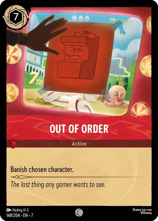 Carta Out of Order