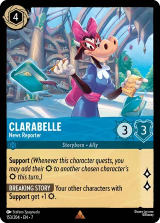 Carta Clarabelle - News Reporter
