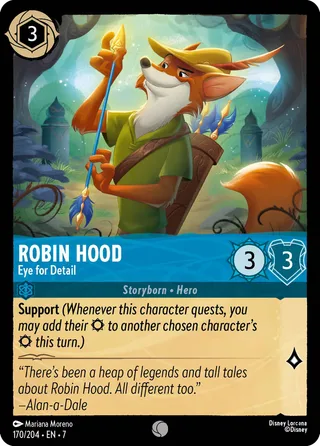 Carta Robin Hood - Eye for Detail