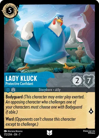 Carta Lady Kluck - Protective Confidant