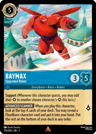 Carta Baymax - Upgraded Robot