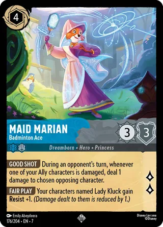 Carta Maid Marian - Badminton Ace