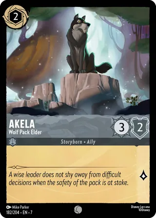 Carta Akela - Wolf Pack Elder