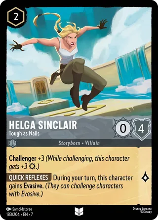 Carta Helga Sinclair - Tough as Nails