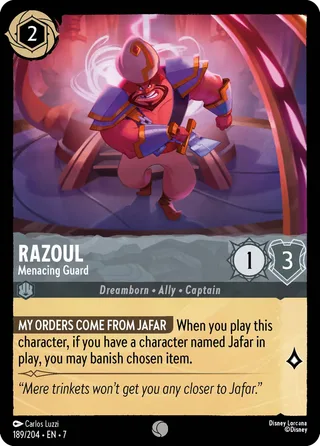Carta Razoul - Menacing Guard