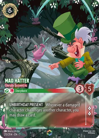 Carta Mad Hatter - Unruly Eccentric