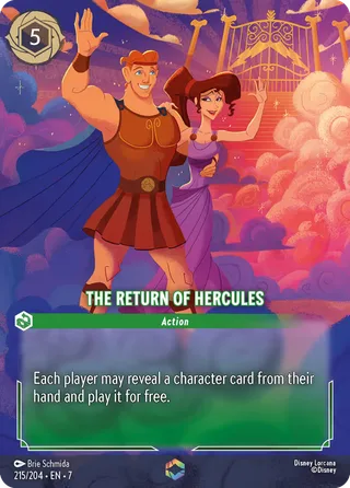 Carta The Return of Hercules
