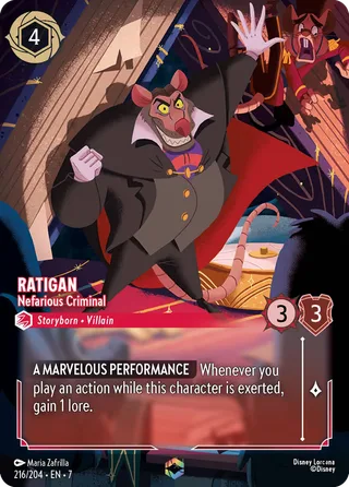 Carta Ratigan - Nefarious Criminal